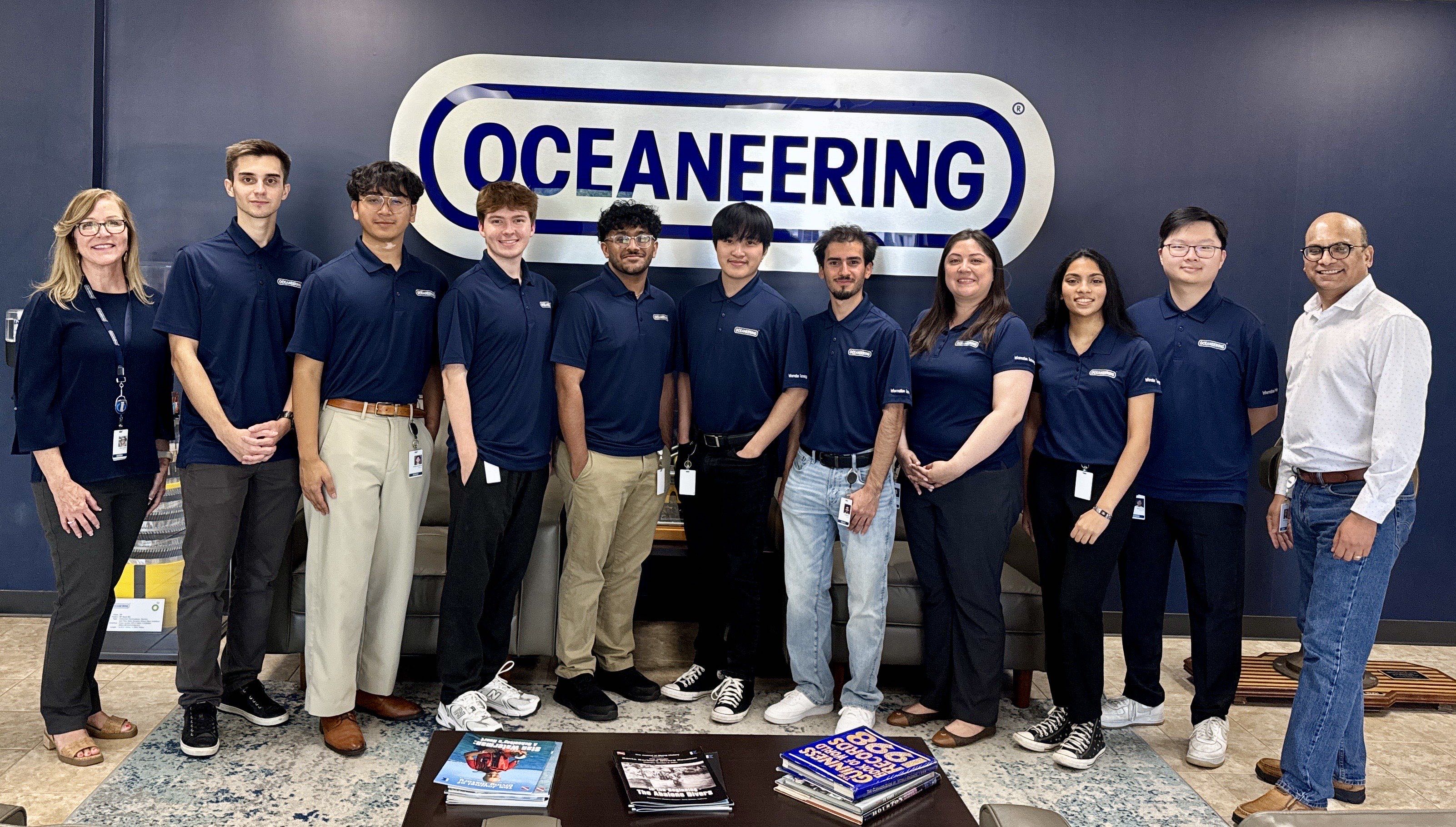 Oceaneering internship team